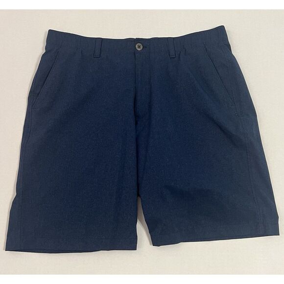 Under Armour Men's 38 Blue Match Play Stretch Waist Golf Shorts 10" Inseam - Picture 2 of 8